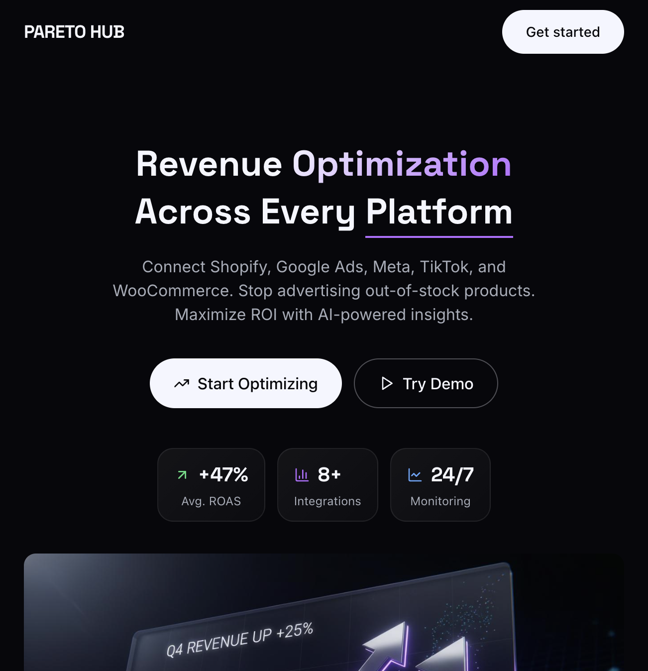 Pareto Hub screenshot